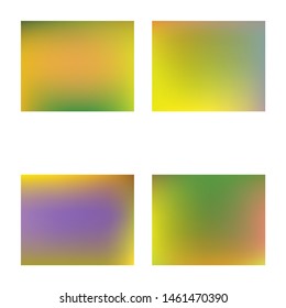 Abstract blurred background for your projects. Flat backdrop with simple muffled colors. Vector illustration concept. Green celebration template for your graphic design, user interface or app.