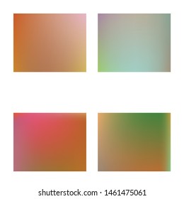Abstract blurred background for your projects. Vector illustration space. Creative backdrop with simple muffled colors. Green celebration template for your graphic design, user interface or app.