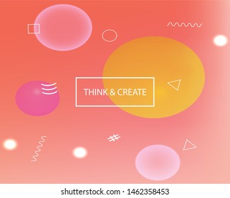 Abstract blurred background for your projects. Vector illustration layout. Simple backdrop with simple muffled colors. Pink celebration template for your graphic design, user interface or app.