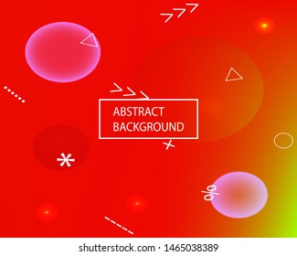 Abstract blurred background for your projects. Futuristic backdrop with simple muffled colors. Vector illustration theme. Red celebration template for your graphic design, user interface or app.