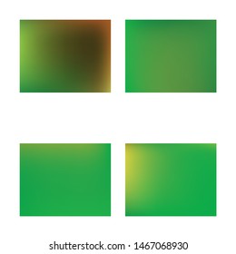 Abstract blurred background for your projects. Vector illustration flyer. Vibrant backdrop with simple muffled colors. Green celebration template for your graphic design, user interface or app.