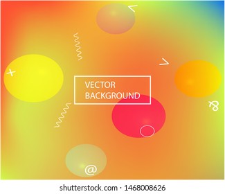 Abstract blurred background for your projects. Dynamic backdrop with simple muffled colors. Vector illustration layout. Orange celebration template for your graphic design, user interface or app.