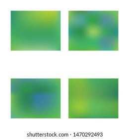 Abstract blurred background for your projects. Vector illustration pastel. Minimal backdrop with simple muffled colors. Green celebration template for your graphic design, user interface or app.