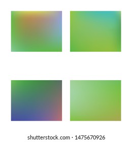 Abstract blurred background for your projects. Vector illustration flyer. Minimal backdrop with simple muffled colors. Green celebration template for your graphic design, user interface or app.