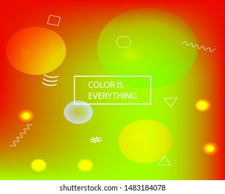 Abstract blurred background for your projects. Vector illustration space. Original backdrop with simple muffled colors. Red celebration template for your graphic design, user interface or app.