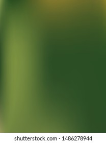 Abstract blurred background for your projects. Vector illustration elements. Original backdrop with simple muffled colors. Green celebration template for your graphic design, user interface or app.