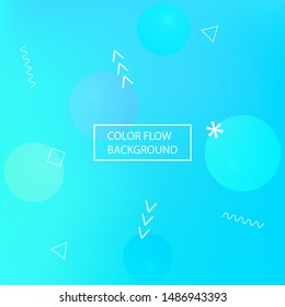 Abstract blurred background for your projects. Light backdrop with simple muffled colors. Vector illustration elements. Blue celebration template for your graphic design, user interface or app.