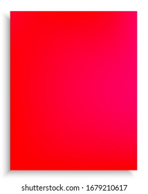 Abstrakter unscharfer Hintergrund für Ihre Projekte. Vektorillustration-Illustrationsflyer. Farbige Kulisse mit glattem und sanftem Schatten.  Rote trendige und leicht bearbeitbare farbige Bannervorlage.