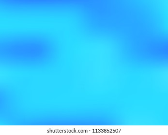 Abstract blurred blue background. A simple gradient pattern for your designs, backdrops, textures. Vector illustration.