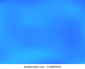 Abstract blurred blue background. A simple gradient pattern for your designs, backdrops, textures. Vector illustration.