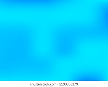 Abstract blurred blue background. A simple gradient pattern for your designs, backdrops, textures. Vector illustration.