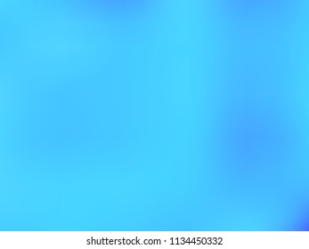 Abstract blurred blue background. A simple gradient pattern for your designs, backdrops, textures. Vector illustration.