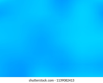 Abstract blurred blue background. A simple gradient pattern for your designs, backdrops, textures. Vector illustration.