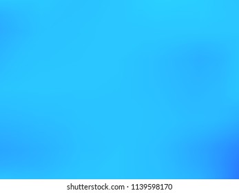 Abstract blurred blue background. A simple gradient pattern for your designs, backdrops, textures. Vector illustration.