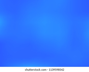 Abstract blurred blue background. A simple gradient pattern for your designs, backdrops, textures. Vector illustration.