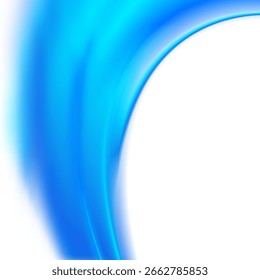 Abstract blurred blue flow background