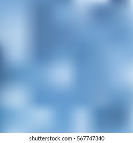 Abstract blurred blue gradient mesh vector background.