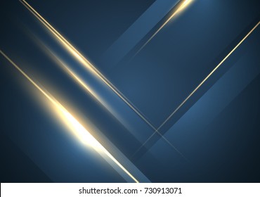 Se pueden utilizar líneas brillantes azules y borrosas para sitios corporativos, presentaciones o folletos comerciales. Vector EPS10.