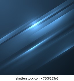 Abstract blurred blue shiny lines can be used for corporate site, presentations or business brochure background. Vector EPS10.