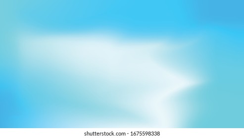 Abstract Blurred Blue and white Background