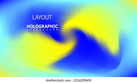 Resumen Fondo amarillo azul oscuro. Fondo de degradado suave con lugar para el texto. Ilustración vectorial para su diseño gráfico, banner, afiche