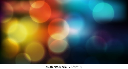 Abstract blurred bokeh background