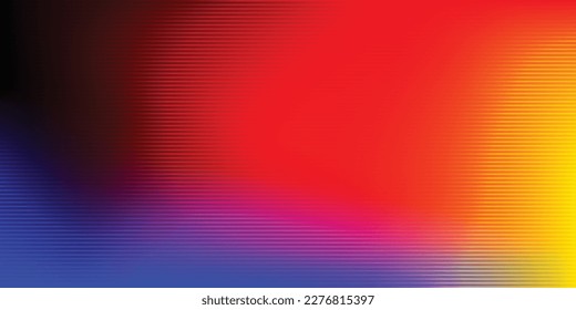 Abstract blurred bright colors gradient background with lines. Vector illustration for your graphic design.