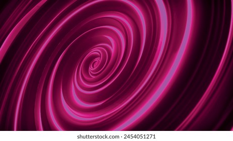Abstrakter unscharfer Kreishintergrund. Whirlpool Flüssigkeitswirbel. Radialer abstrakter Windungs-heller Tunnelhintergrund. Die Magie eines digitalen Tunnels eines Spiralwirbels. 3D-Vektorgrafik