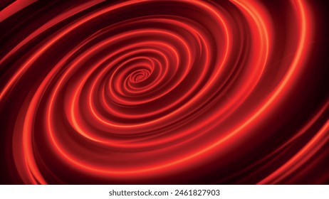 Abstrakter unscharfer Kreishintergrund. Whirlpool Flüssigkeitswirbel. Radialer abstrakter Windungs-heller Tunnelhintergrund. Die Magie eines digitalen Tunnels eines Spiralwirbels. 3D-Vektorgrafik