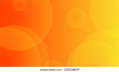 abstract blurred circle shining soft orange yellow background wallpaper illustration
