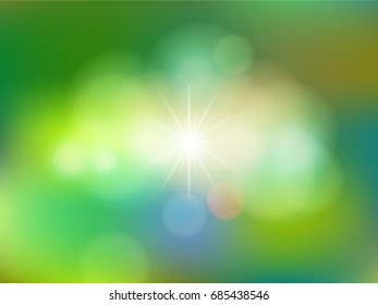 Abstract blurred circles