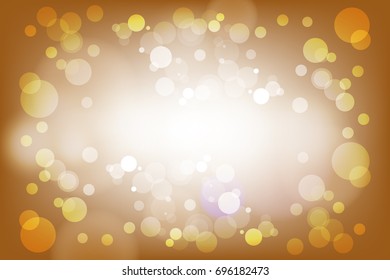 Abstract blurred circles