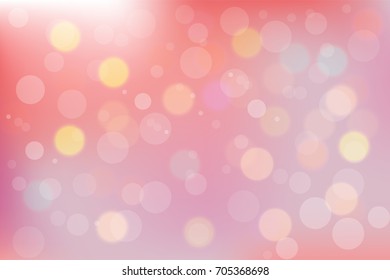Abstract blurred circles