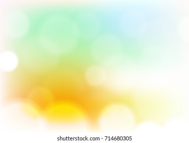 Abstract blurred circles