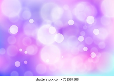 Abstract blurred circles