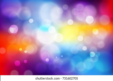Abstract blurred circles