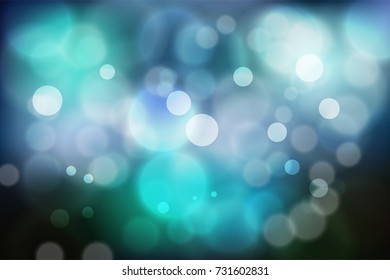 Abstract blurred circles