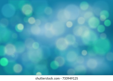 Abstract blurred circles