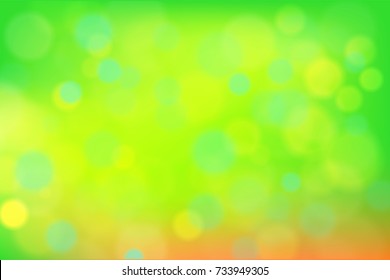 Abstract blurred circles