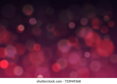 Abstract blurred circles