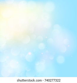 Abstract blurred circles