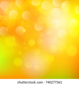 Abstract blurred circles
