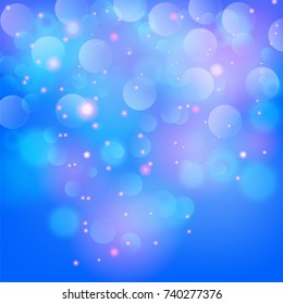 Abstract blurred circles