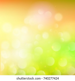 Abstract blurred circles