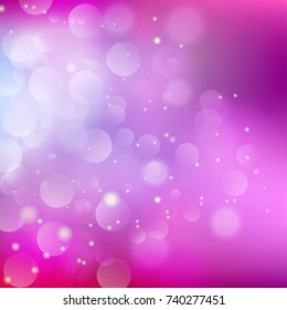 Abstract blurred circles