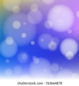 Abstract blurred circles