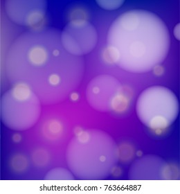 Abstract blurred circles