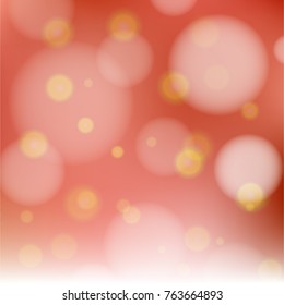 Abstract blurred circles