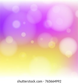 Abstract blurred circles