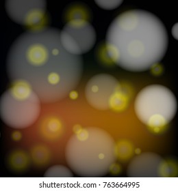 Abstract blurred circles